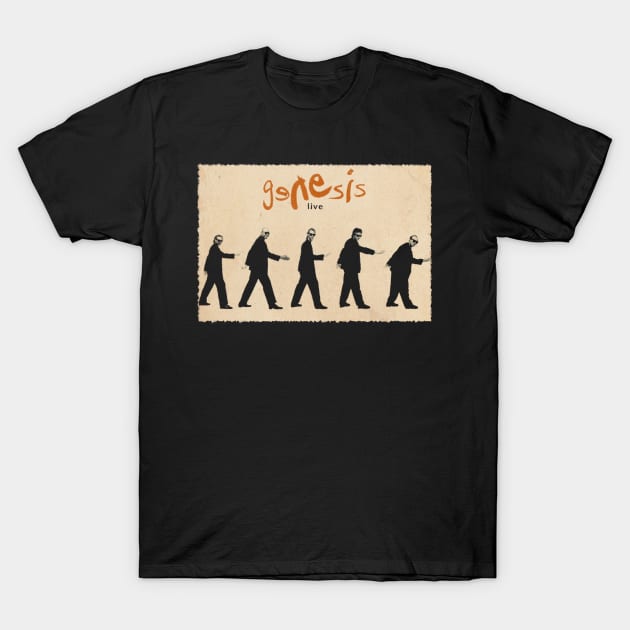 Genesis' Duke - Wear the Elegance of the Band on This T-Shirt T-Shirt by Silly Picture